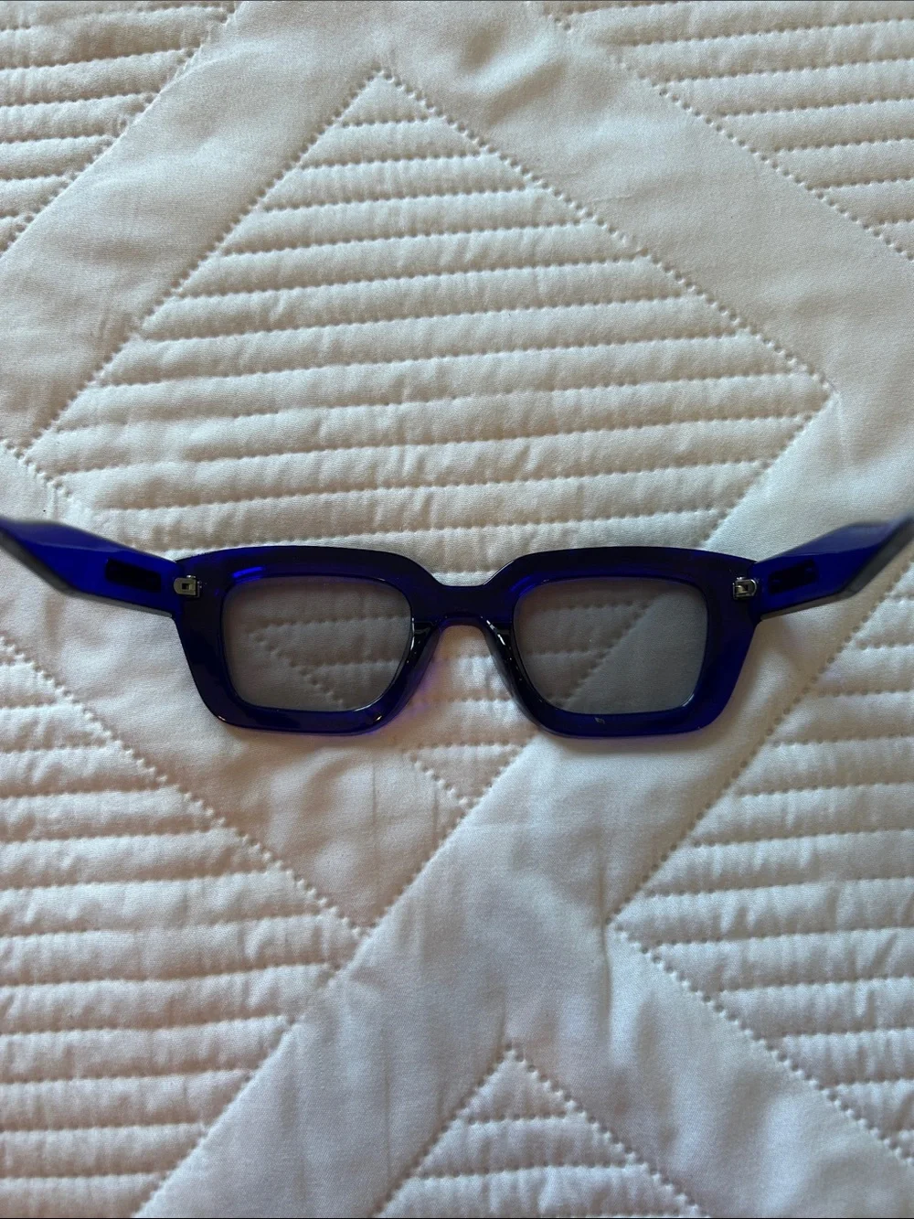 Bold Cobalt Blue women’s Rectangular Sunglasses